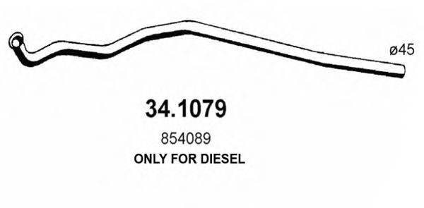 34.1079 ASSO Exhaust Pipe