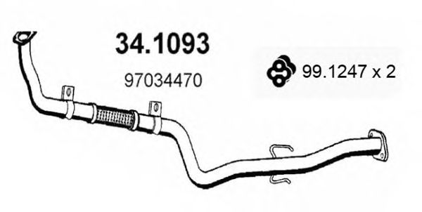 34.1093 ASSO Brake Caliper