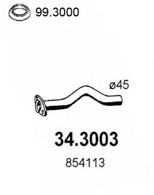 34.3003 ASSO Brake System Brake Caliper