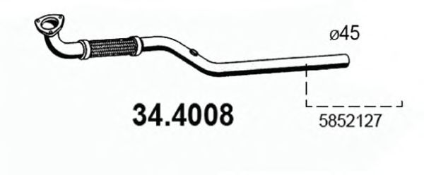 34.4008 ASSO Exhaust Pipe