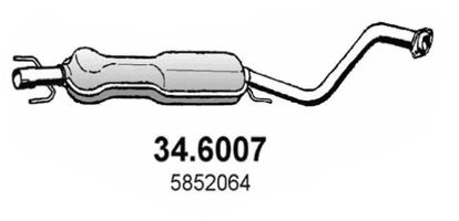 34.6007 ASSO Middle Silencer