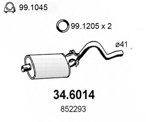 34.6014 ASSO Ignition Cable Kit