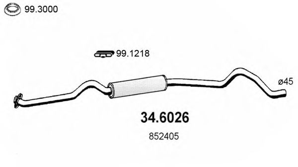 34.6026 ASSO Ignition System Ignition Cable Kit