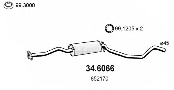 34.6066 ASSO Ignition Cable Kit