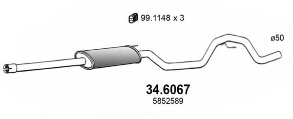 34.6067 ASSO Ignition Cable Kit