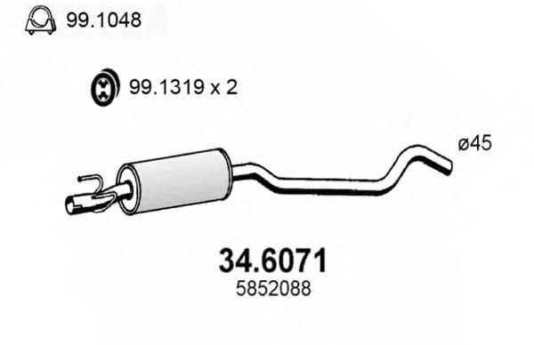 34.6071 ASSO Ignition Cable Kit
