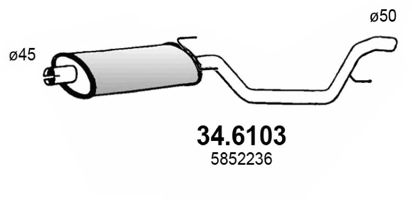 34.6103 ASSO Middle Silencer