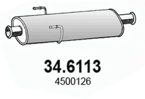 34.6113 ASSO Middle Silencer