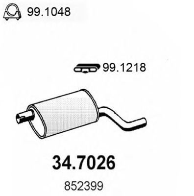 34.7026 ASSO Kraftstoff-Fördereinheit