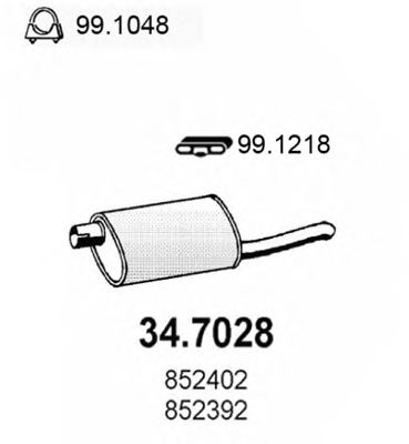 34.7028 ASSO Kraftstoff-Fördereinheit