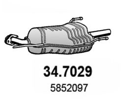 34.7029 ASSO Endschalldämpfer