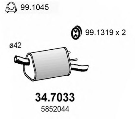 34.7033 ASSO Kraftstoff-Fördereinheit