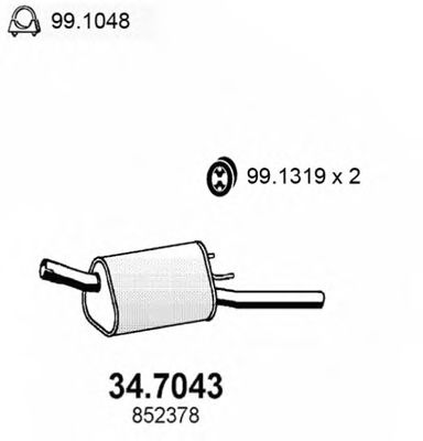 34.7043 ASSO Fuel Feed Unit