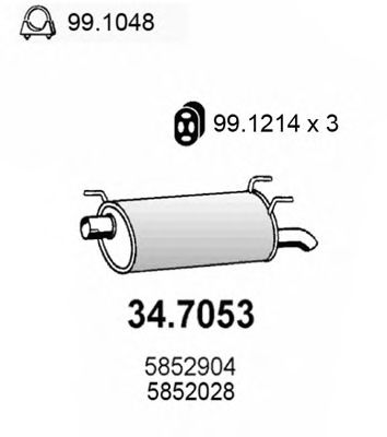 34.7053 ASSO Fuel Supply System Fuel Pump