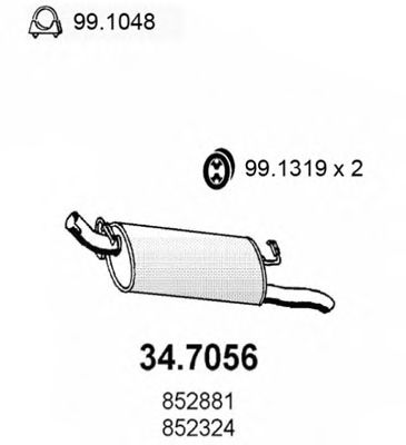34.7056 ASSO Kraftstoff-Fördereinheit