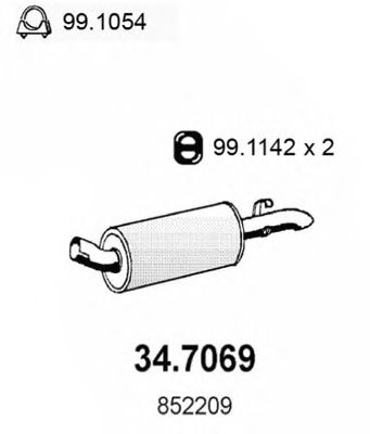 34.7069 ASSO Kraftstoff-Fördereinheit