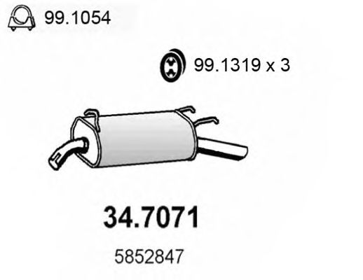 34.7071 ASSO Kraftstoff-Fördereinheit