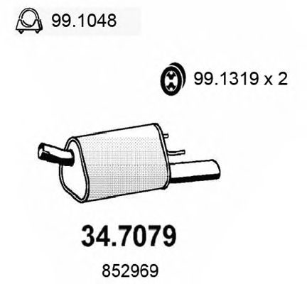 34.7079 ASSO Kraftstoff-Fördereinheit