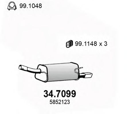 34.7099 ASSO Kraftstoffpumpe