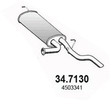 34.7130 ASSO Exhaust System End Silencer