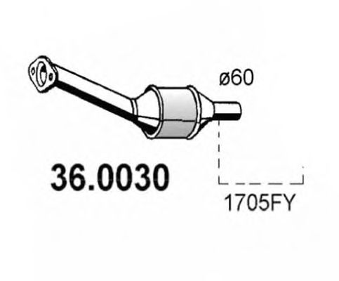 36.0030 ASSO Brake System Brake Drum