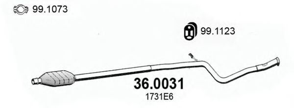 36.0031 ASSO Sensor, wheel speed