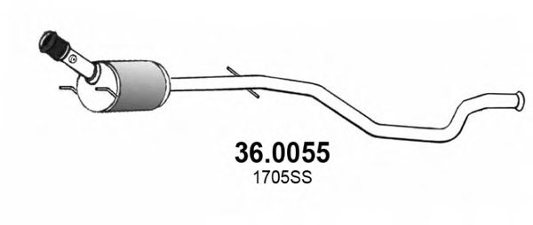 36.0055 ASSO Brake System Brake Drum