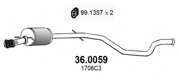 36.0059 ASSO Brake System Brake Drum
