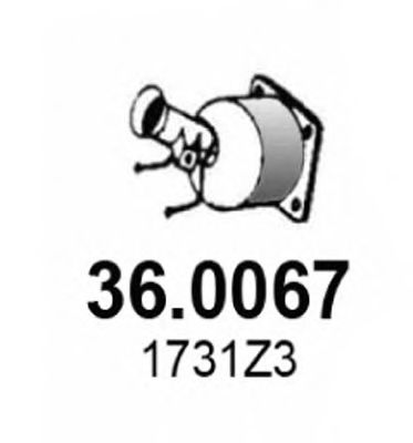36.0067 ASSO Комплект прокладок, ступенчатая коробка