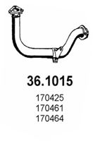 36.1015 ASSO Exhaust System Exhaust Pipe