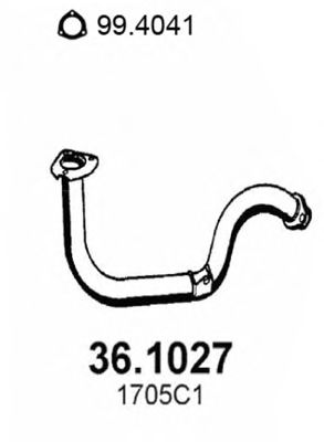 36.1027 ASSO Exhaust Pipe