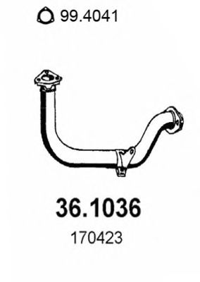 36.1036 ASSO Exhaust Pipe