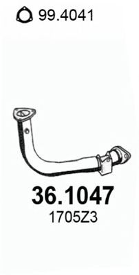 36.1047 ASSO Exhaust Pipe