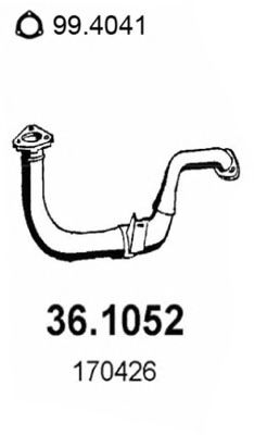36.1052 ASSO Exhaust System Exhaust Pipe