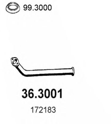 36.3001 ASSO Exhaust Pipe