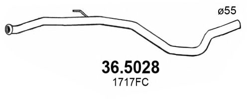 36.5028 ASSO Exhaust Pipe