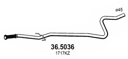 36.5036 ASSO Exhaust Pipe