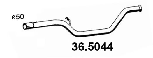 36.5044 ASSO Exhaust Pipe