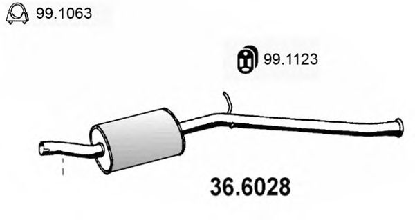 36.6028 ASSO Catalytic Converter