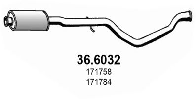 36.6032 ASSO Middle Silencer