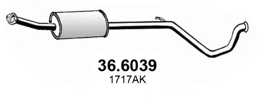 36.6039 ASSO Middle Silencer
