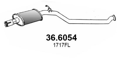 36.6054 ASSO Abgasanlage Katalysator