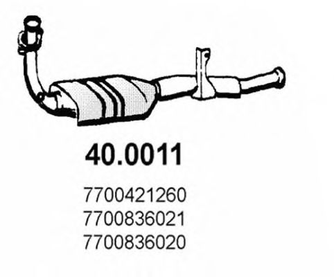 40.0011 ASSO Belt Tensioner, v-ribbed belt