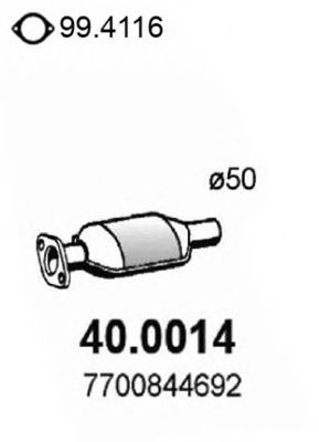 40.0014 ASSO Sensor, wheel speed