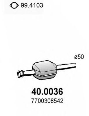 40.0036 ASSO Sensor, wheel speed