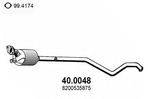 40.0048 ASSO Wheel Suspension Stabiliser Mounting