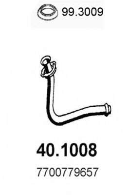 40.1008 ASSO Exhaust System Mounting Kit, catalytic converter