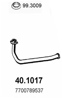 40.1017 ASSO Exhaust Pipe