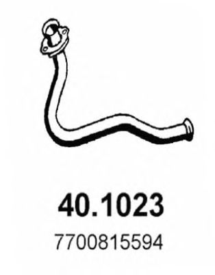 40.1023 ASSO Exhaust System Exhaust Pipe