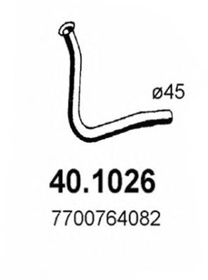 40.1026 ASSO Brake Shoe Set, parking brake